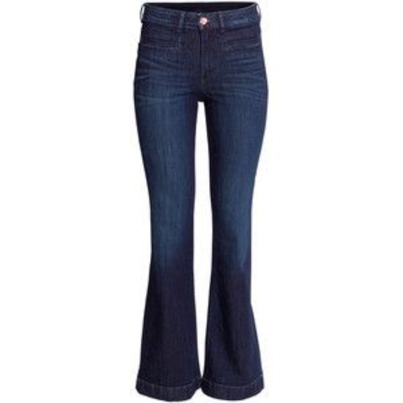 H&M Denim - H&M Flared Regular Jeans Waist 28